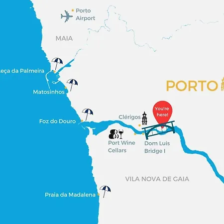 Appartement Downtown Flat, Walk To Center Oporto